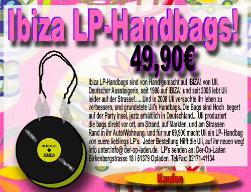 Ibiza LP-Handtaschen